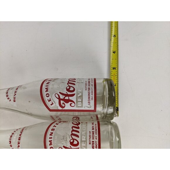 Vintage Soda Pop Bottle 1950s Leominster Home Beverages - 7 Oz - Lot of 5 - Picture 9 of 10